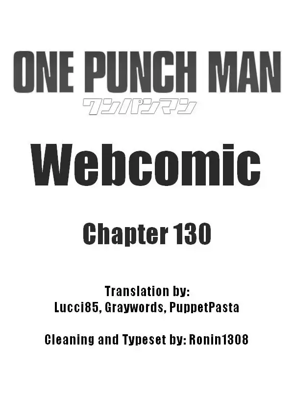 Onepunch-Man (ONE) Chapter 130 1